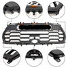 2022-2024 Toyota Sequoia Front Bumper Grill TRD PRO Style Black Grill