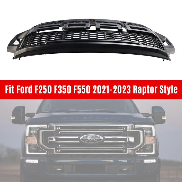 2021-2023 Ford F250 F350 F550 Super Duty Raptor Style Front Bumper Grille Generic