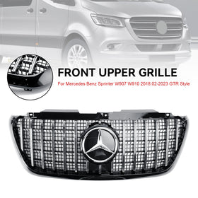 Benz 2018.02-2023 Sprinter W907 W910 GTR Style Front Bumper Grille Grill A9108852600