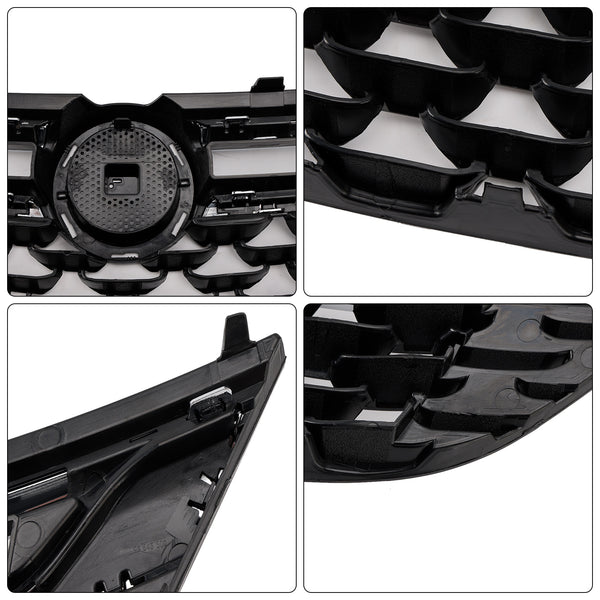 Svart krom foran støtfanger Grill Grill Passer Vauxhall Astra K 2015-2019 ansiktsløftning