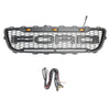 Ford F150 1999-2003 Grille de pare-chocs avant en nid d'abeille noir mat avec LED