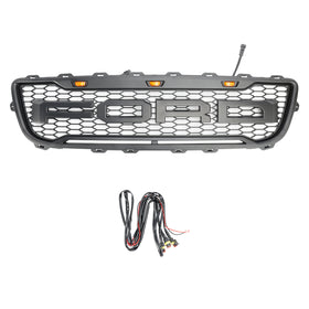 1999-2003 Ford F150 W/ Led Matte Black Front Honeycomb Bumper Grille Grill Generic