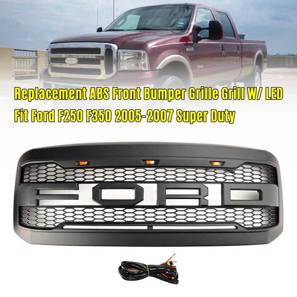 Ford F250 F350 2005-2007 Super Duty Frontstoßstangengrill mit LED Generic