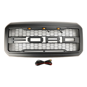 2011-2016 Ford F250 F350 F450 F550 Grille de pare-chocs avant super résistante avec LED générique