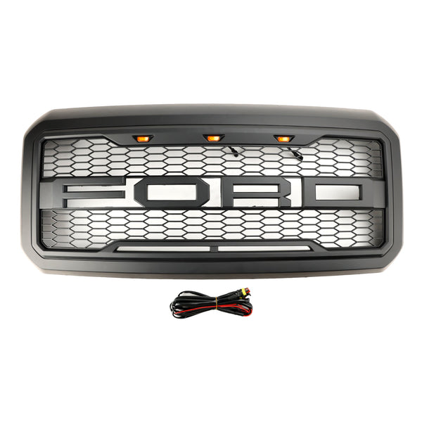 2011-2016 Ford F250 F350 F450 F550 Super Duty Främre stötfångargrill med LED Generic