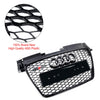 2006-2014 Audi TT TTS Gloss Black RS Style Front Honeycomb Grille Grill Generic