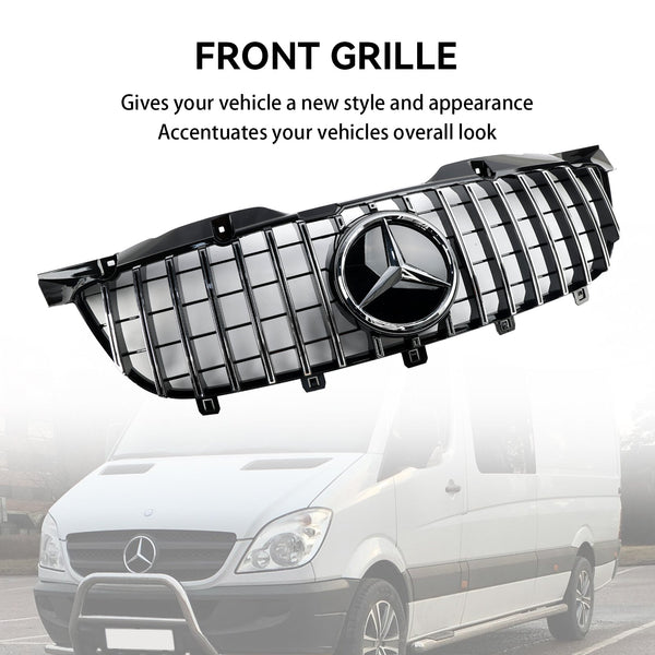 Benz SprinterW906 2006-2013 Pre-Facelift Front Bumper Grill Generiek