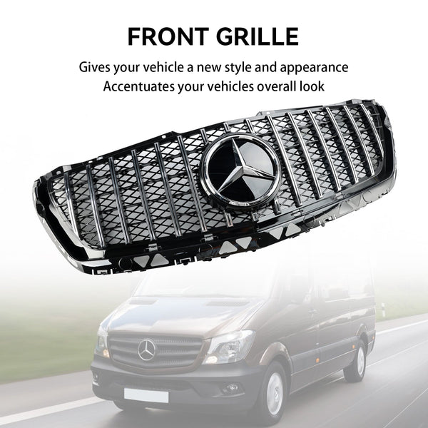 2014-2018 Benz SprinterW906 Ansiktslyftning Främre stötfångare Grill Grill Generic