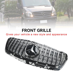 2014-2018 Benz Sprinter W906 Facelift Front Bumper Grill Grille Generic