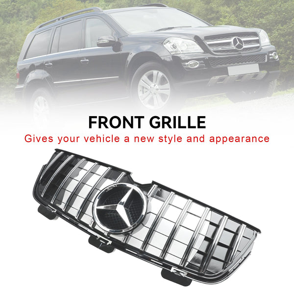 06.2009-12.2012 Mercedes-Benz GL X164 GL450 GL500 Grille de pare-chocs avant chromée générique