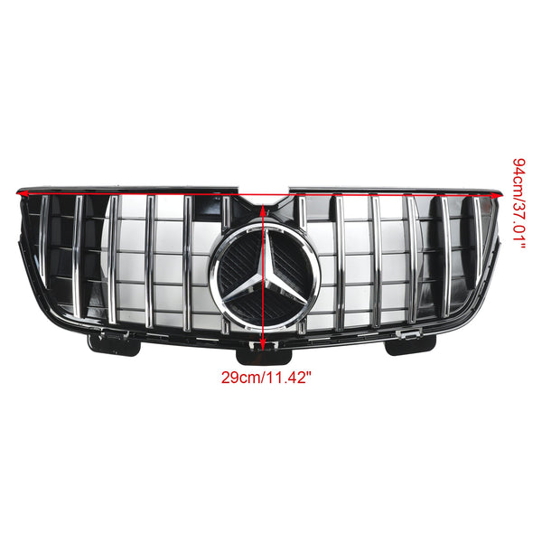 06.2009-12.2012 Mercedes-Benz GL X164 GL450 GL500 Grille de pare-chocs avant chromée générique