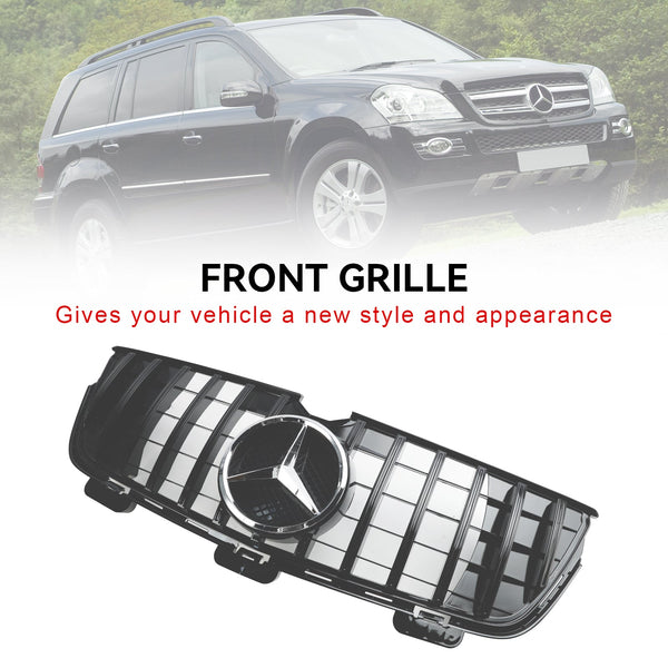 06.2009-12.2012  Mercedes-Benz GL-Class X164 GL450 GL500 Front Bumper Grill Grille Generic