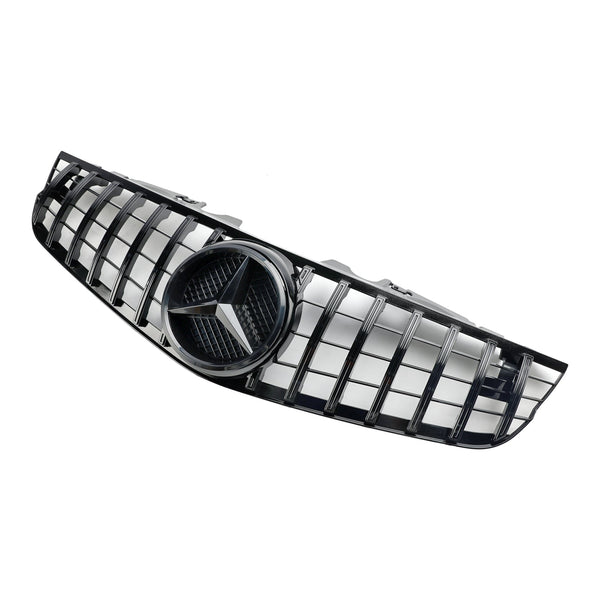 2009-2012 Mercedes SL-Class R230 SL550 SL600 Front Bumper Upper Grill Generic