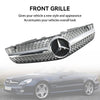 2009-2012 Benz R230 SL550 SL600 Diamond främre stötfångare övre grill Generic