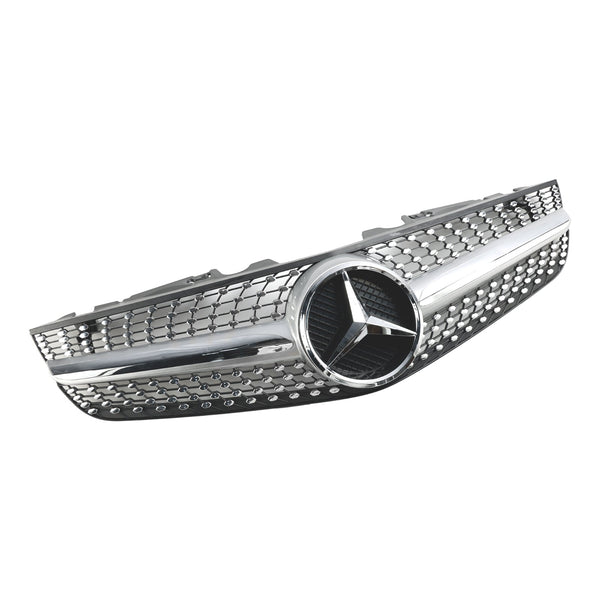 2009-2012 Benz R230 SL550 SL600 Diamond Grille supérieure de pare-chocs avant générique