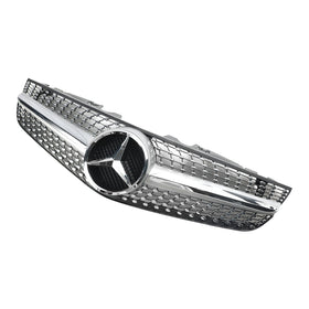 2009-2012 Benz R230 SL550 SL600 Diamond Front Bumper Upper Grill Generic