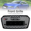 2016–2018 Audi A7 C7 S7 Facelift RS7 Style Honeycomb Front Bumper Grille Grill Schwarz Generic