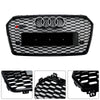 2016–2018 Audi A7 C7 S7 Facelift RS7 Style Honeycomb Front Bumper Grille Grill Schwarz Generic