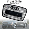 2005-2015 Audi Q7 SQ7 Gloss Black Front Bumper Radiator Vent Mesh Grille Grill