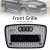 2005–2015 Audi Q7 SQ7 Gloss Black Front Bumper Cooler Vent Mesh Grille Grill Generic