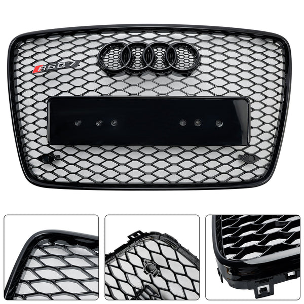 2005-2015 Audi Q7 SQ7 Gloss Black Front Bumper Radiator Vent Mesh Grille Grill Generic