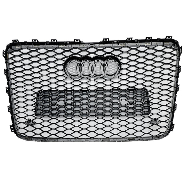 2005-2015 Audi Q7 SQ7 Parachoques delantero negro brillante Radiador Ventilación Rejilla de malla Parrilla genérica