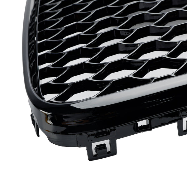 2005-2015 Audi Q7 SQ7 Glanzend zwarte voorbumper Radiatorventilatie Mesh Grille Grill Generiek