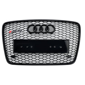 2005–2015 Audi Q7 SQ7 Gloss Black Front Bumper Cooler Vent Mesh Grille Grill Generic