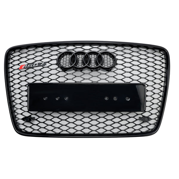 2005-2015 Audi Q7 SQ7 Gloss Black Front Bumper Radiator Vent Mesh Grille Grill