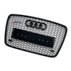 2005-2015 Audi Q7 SQ7 Gloss Preto Amortecedor Dianteiro Radiador Ventilador Malha Grade Grill Genérico