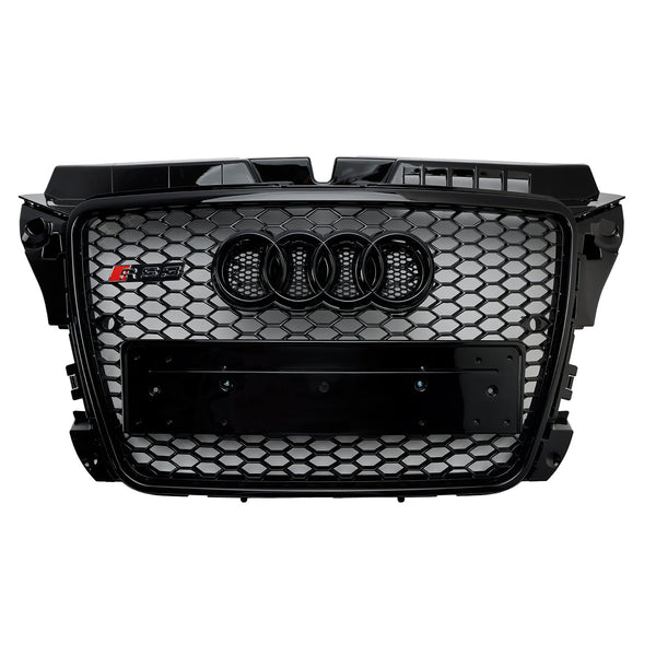 2008-2013 Audi A3 8P RS3 Style Grille de pare-chocs avant en nid d'abeille générique