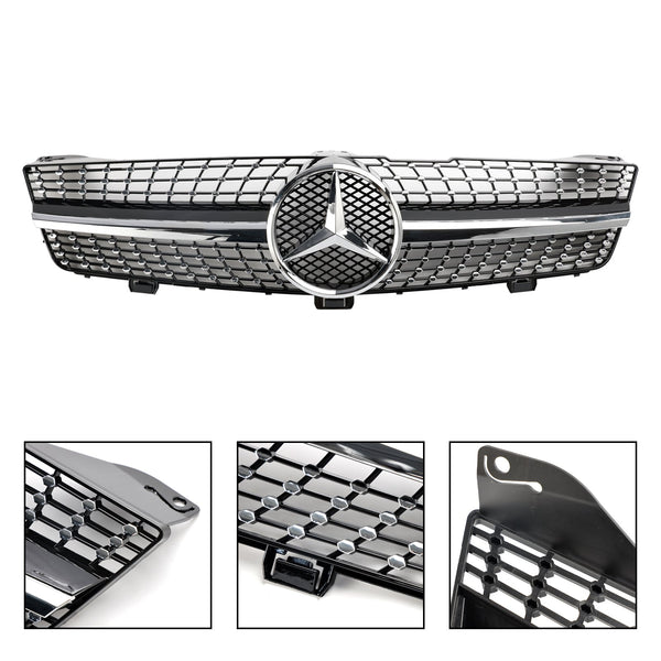 2008-2010 Mercedes Benz CLS-Class W219 C219 Diamond Front Radiator Grille Grill