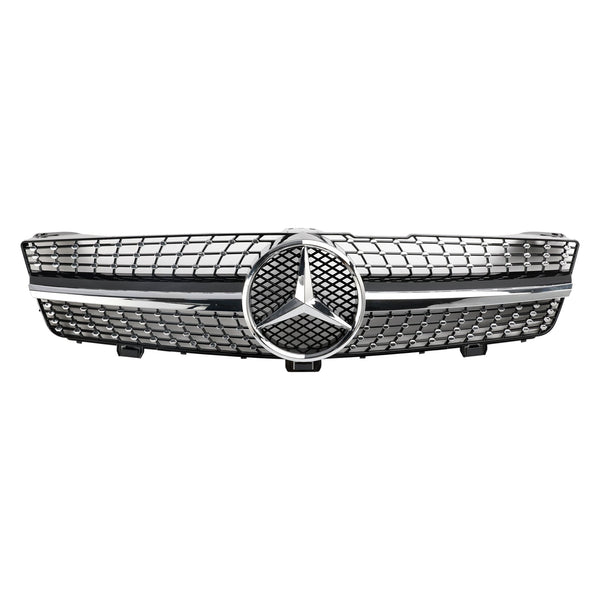 2008-2010 Mercedes Benz CLS-Class W219 C219 Diamond Front Radiator Grille Grill