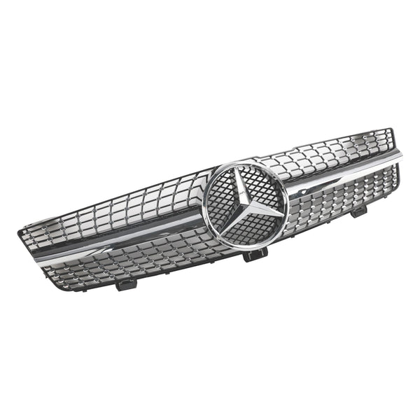 2008-2010 Mercedes Benz CLS-Class W219 C219 Diamond Front Radiator Grille Grill