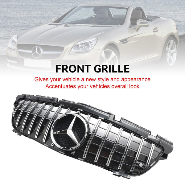 2011-2016 Mercedes Benz SLK-Klasse R172 SLK55 Chroom Radiator Grill Grille Generiek