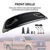 Grille de pare-chocs avant noire mate avec éclairage LED pour Dodge Ram 1500 2009-2012