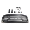 Grille de pare-chocs avant noire mate avec éclairage LED pour Dodge Ram 1500 2009-2012