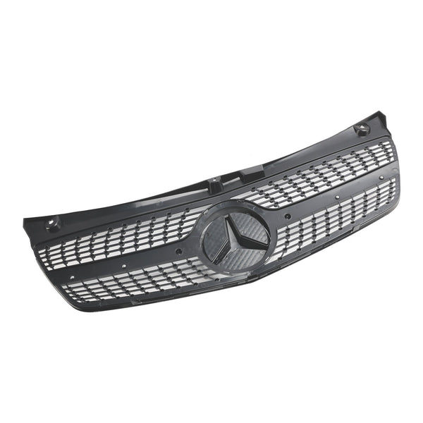 2011-2014 Mercedes Benz V-Class Viano W639 Diamond Front Bumper Grille