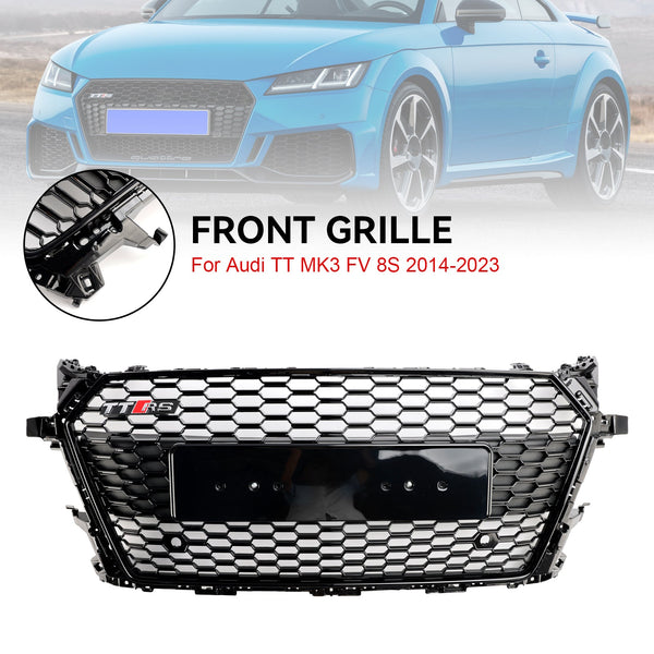 2014-2023 Audi TT MK3 FV 8S RS Style Front Honeycomb Grille Grill Generic