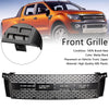 2012-2014 Ford Ranger T6 PX1 Matt Black Front Bumper Grill Grille