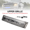 2012-2014 Ford Ranger T6 Matt Black Front Bumper Grill Grille w/ LED Light Generic