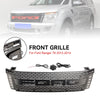 2012-2014 Ford Ranger T6 Matt Black Front Bumper Grill Grille w/ LED Light Generic