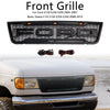 2003-2007 Ford E150 E250 E350 Černý přední nárazník Grill Grille s LED generic