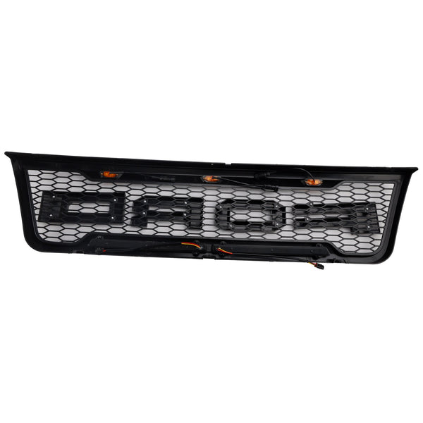 2003-2007 Ford E150 E250 E350 Černý přední nárazník Grill Grille s LED generic