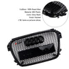 2010-2014 Audi A1 S1 Gloss Black Front Front Leatcomb Bumper Grill Grille Generic