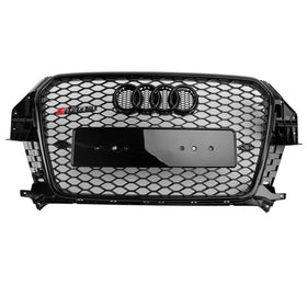 2011-2015 Audi Q3 RSQ3 Style Gloss Black Front Honeycomb Mesh Grille 5060531048501 Generic