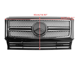 1990–2018 Mercedes-Benz G-klasse W463 Krom Sort Støtfangergrill Frontgrill Generisk
