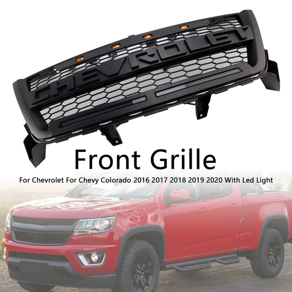 2016-2020 Chevrolet Colorado Grille de calandre de pare-chocs avant mat