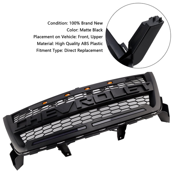 2016-2020 Chevrolet Colorado Grille de calandre de pare-chocs avant mat