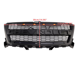 2016-2020 Chevrolet Colorado mattsvart frontstøtfangergrill med//LED generisk